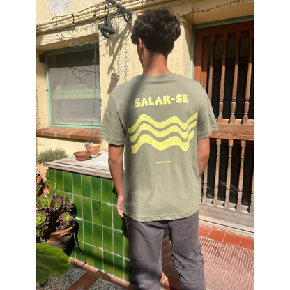 Samarreta "Salar-se" verd clar