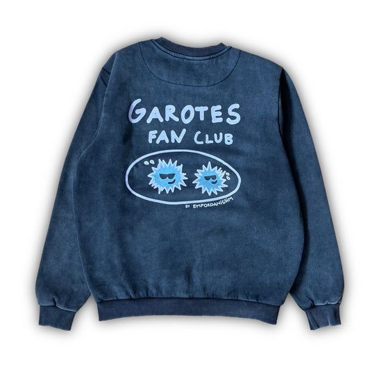 Dessuadora Washed Garotes Unisex