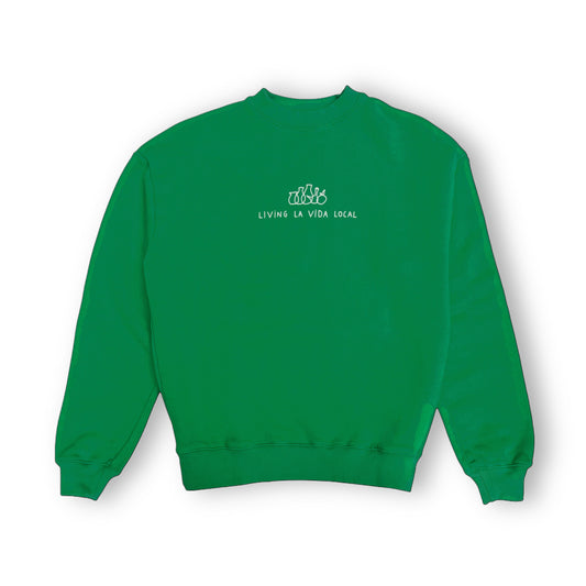 Dessuadora verd "Living la vida local"