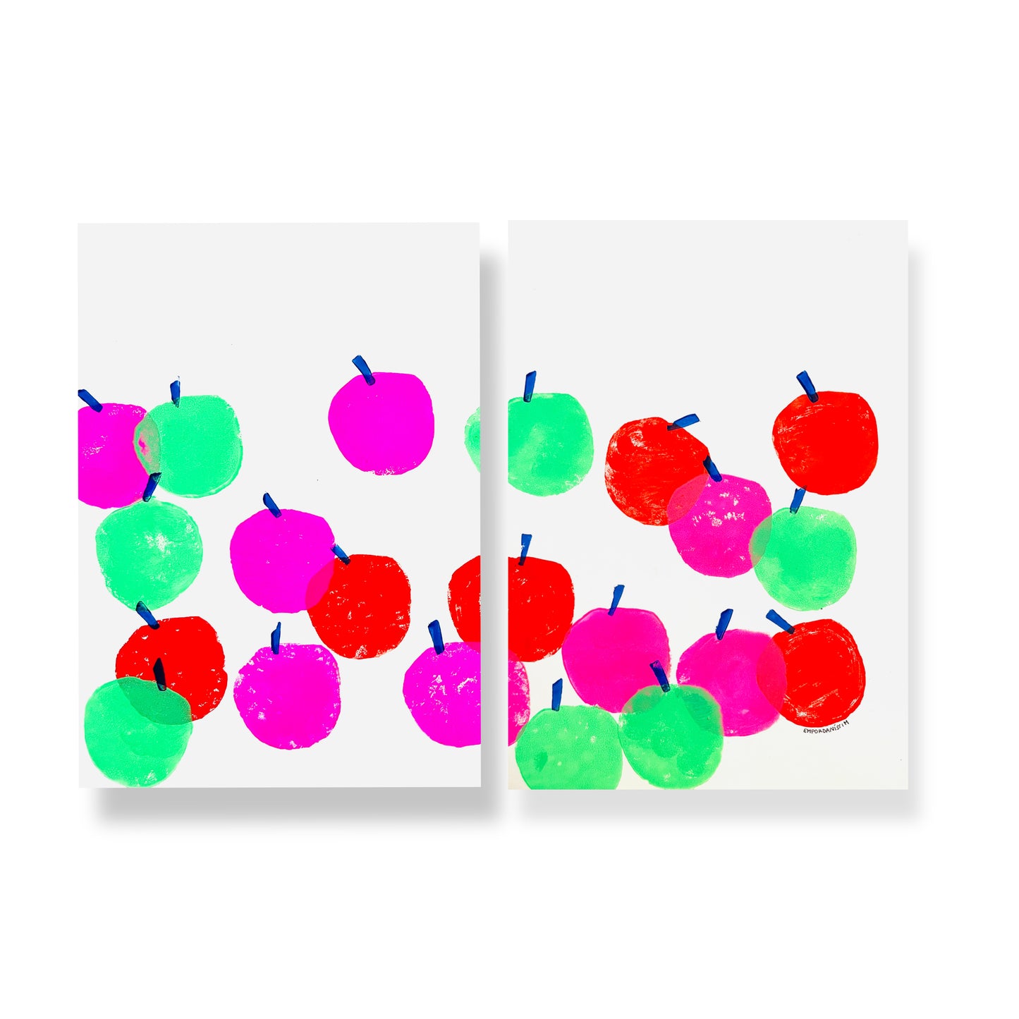 Làmina doble "POMES" Empordà