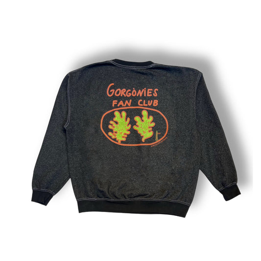 Dessuadora "Gorgònies fan club" Tintada a la pedra