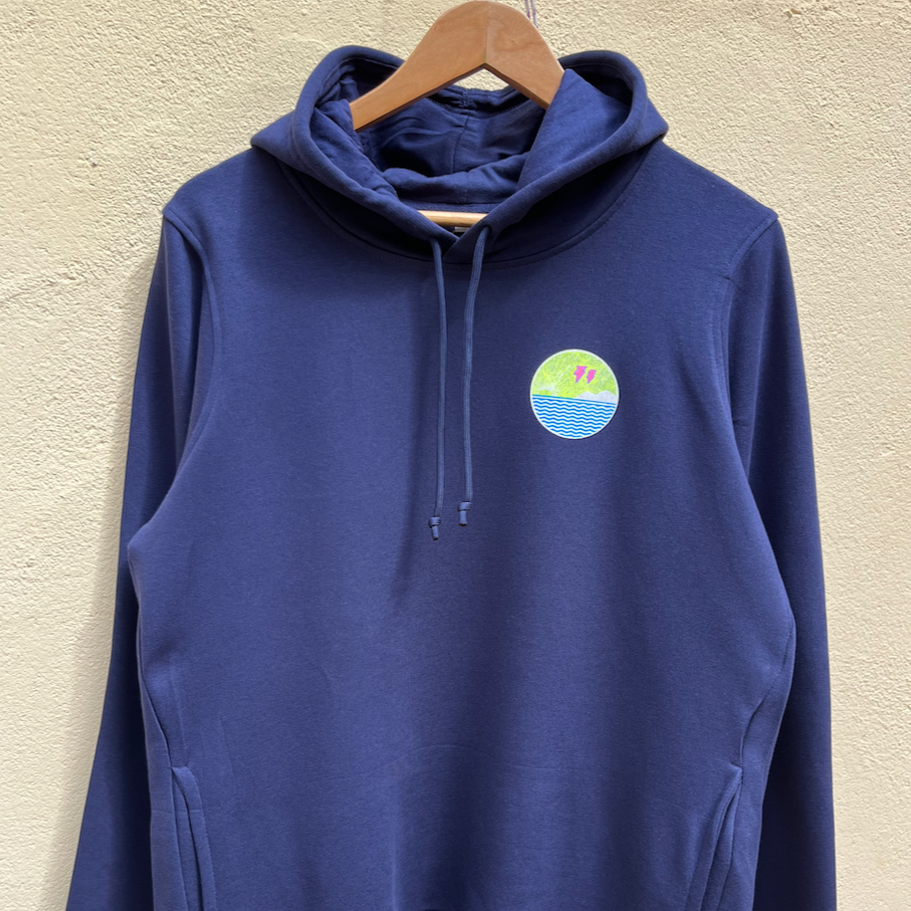 Dessuadora orgànic caputxa "El Mar és calma"