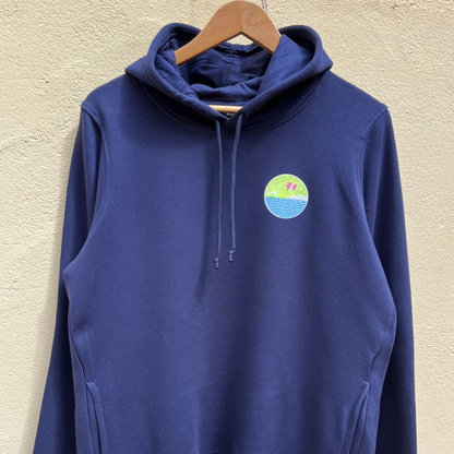 Dessuadora orgànic caputxa "El Mar és calma"